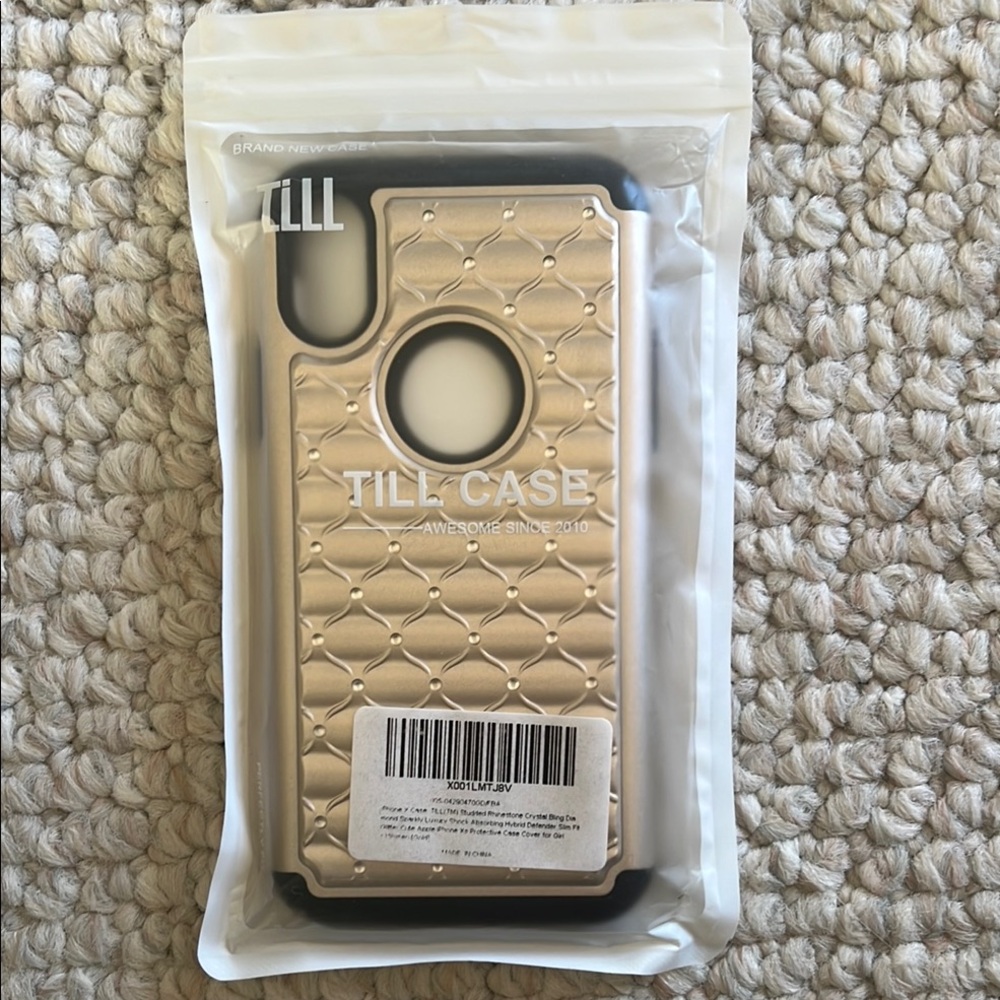 TILL Studded Rhinestone Crystal Bling Diamond Sparkly Apple iPhone Xs Max Slim